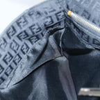 FENDI Zucchino Canvas Hand Bag Black55024