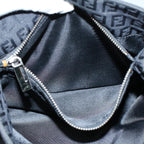FENDI Zucchino Canvas Hand Bag Black55024