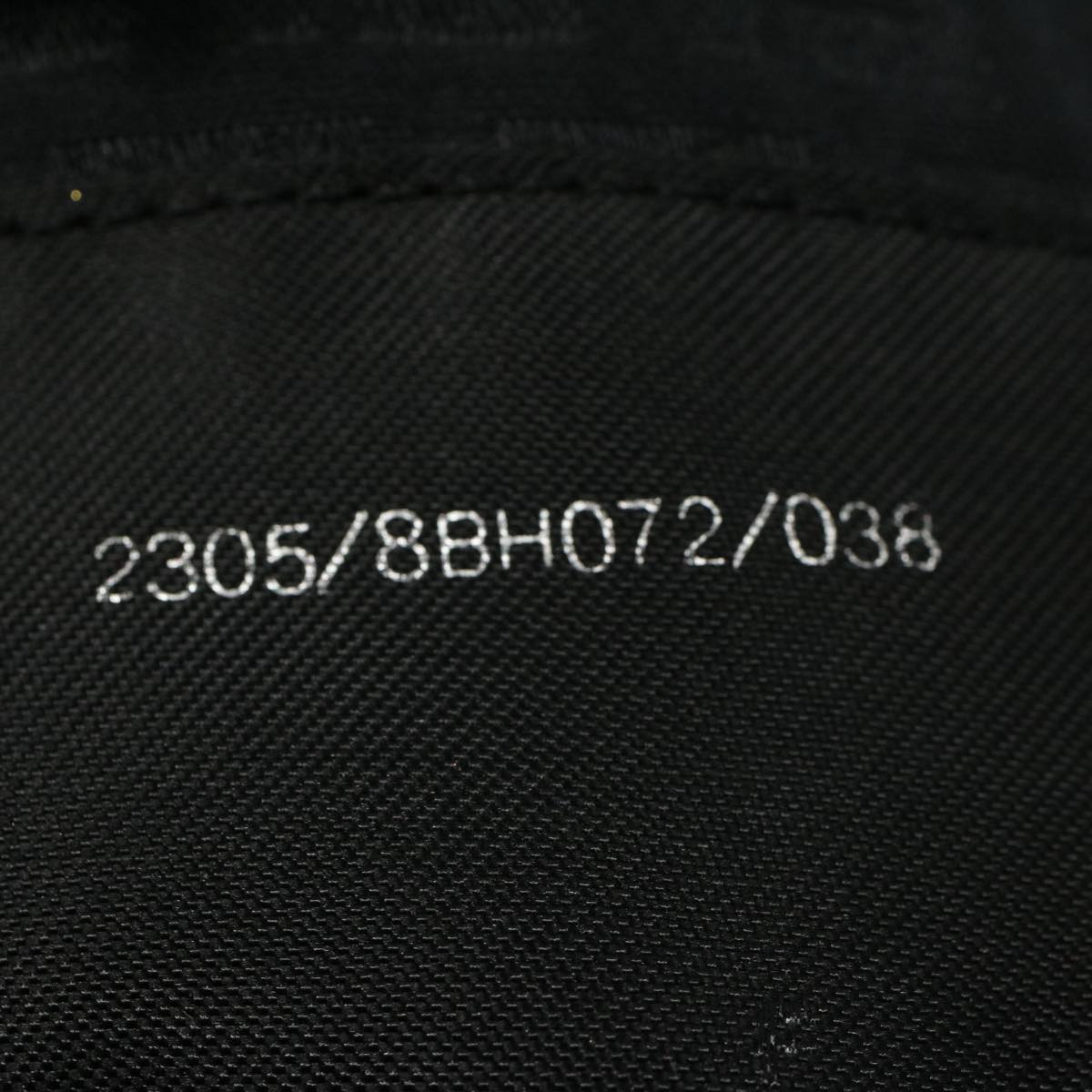 FENDI Zucchino Canvas Hand Bag Black55024