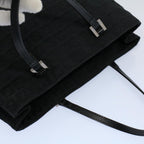 FENDI Zucchino Canvas Hand Bag Black55024