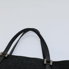 FENDI Zucchino Canvas Hand Bag Black55024