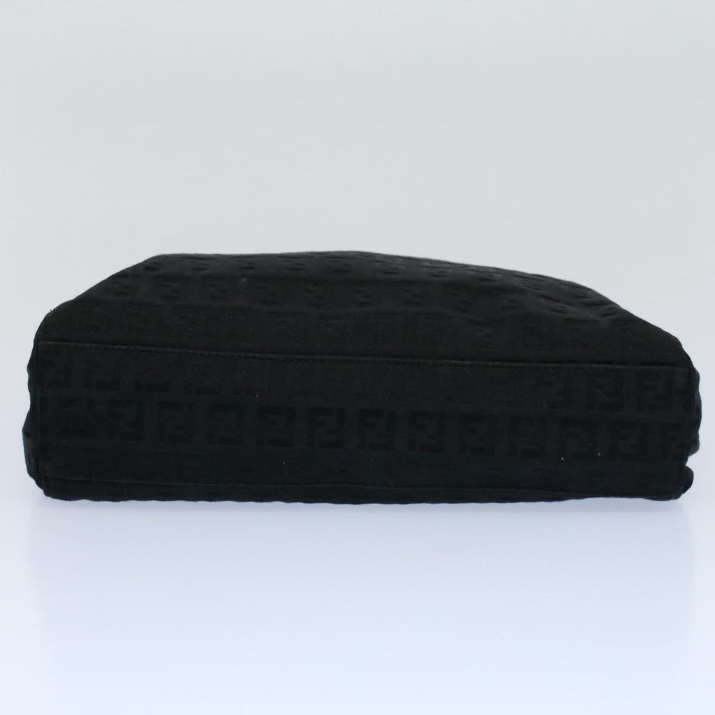 FENDI Zucchino Canvas Hand Bag Black55024