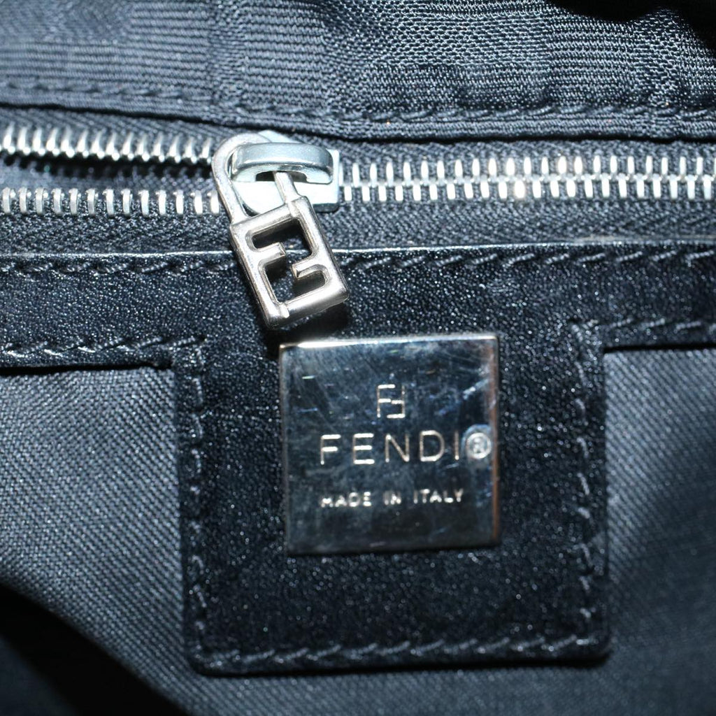 FENDI Zucca Canvas Tote Bag Black55033