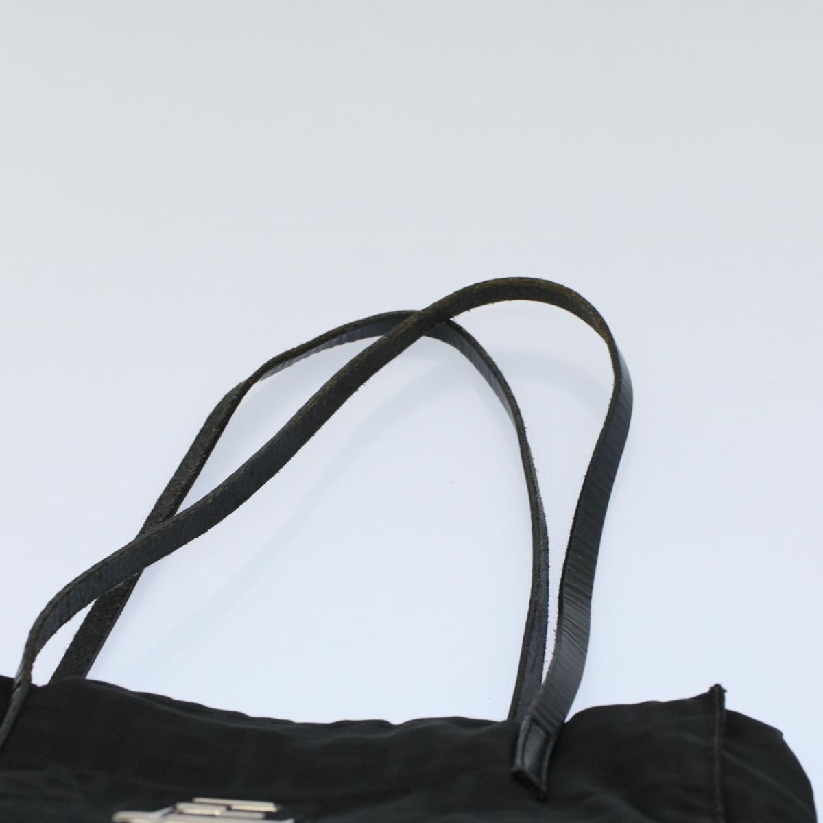 FENDI Zucca Canvas Tote Bag Black55033
