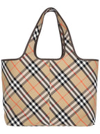 Burberry Check Medium Tote Bag Sand