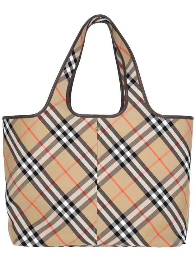 Burberry Check Medium Tote Bag Sand