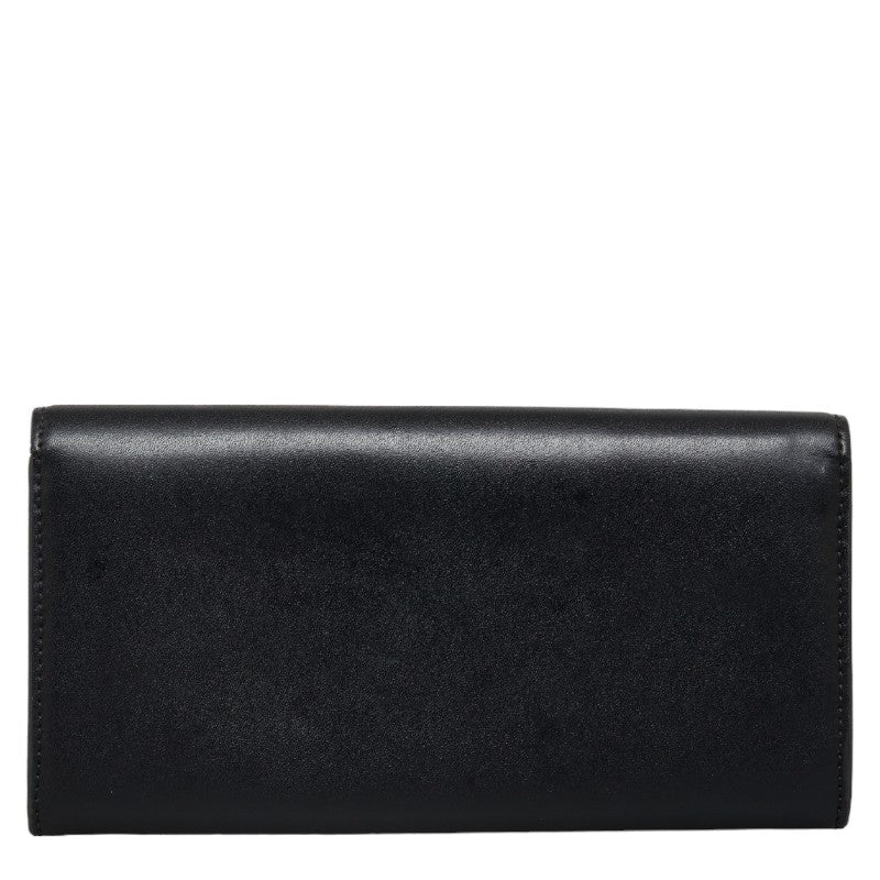 Fendi Long Wallet 8M0251 Black Leather Lady Fendi