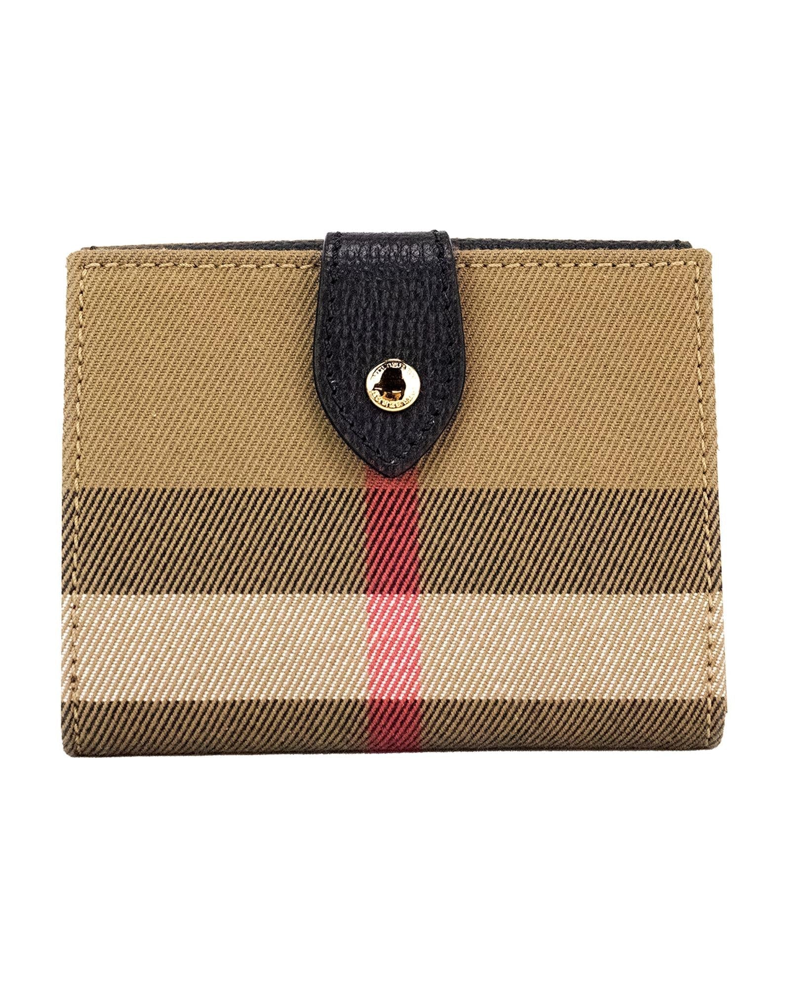 Burberry  Small Vintage Check Leather Wallet