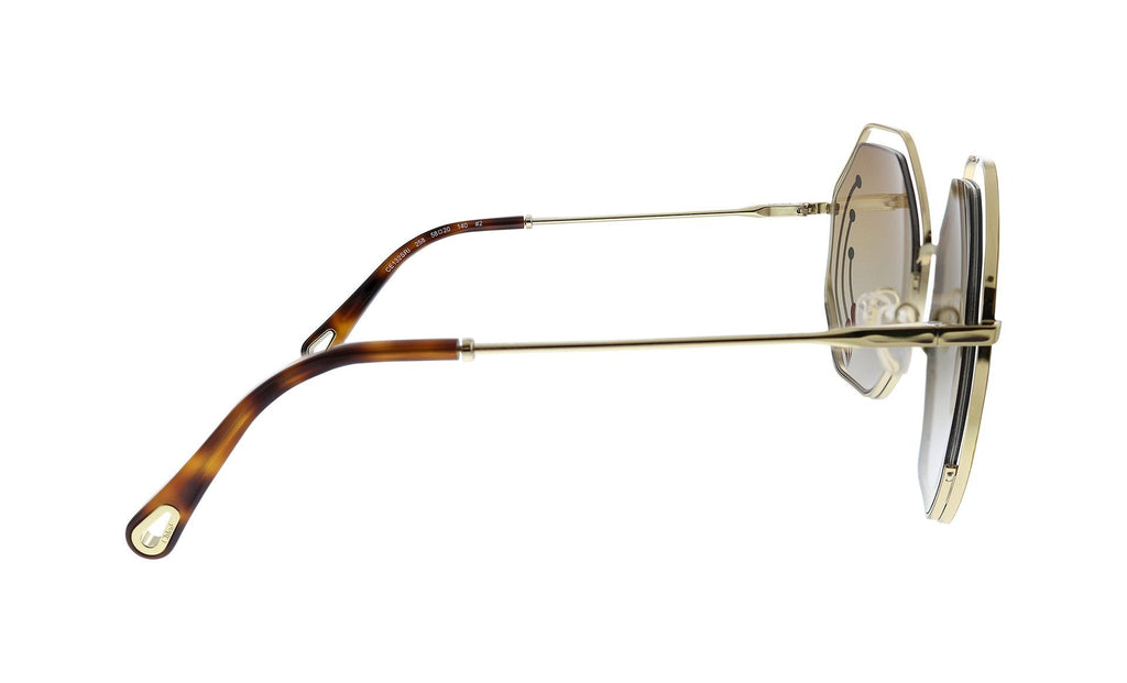 Chloe CE132SRI Havana Rectangle Sunglasses