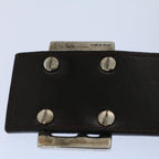 FENDI Zucca Canvas Mamma Baguette Shoulder Bag Black Brown55429