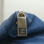 FENDI Tote Bag Leather Blue55431