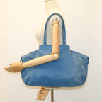 FENDI Tote Bag Leather Blue55431