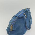 FENDI Tote Bag Leather Blue55431