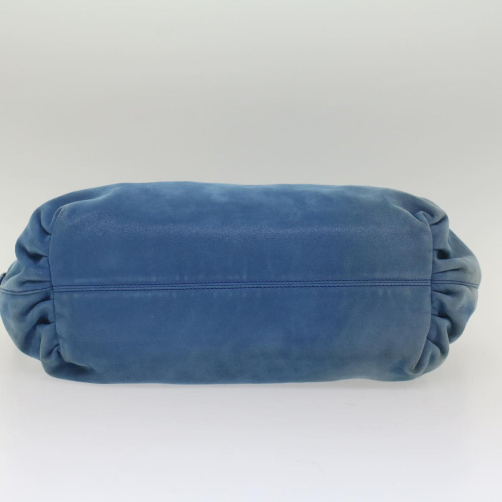 FENDI Tote Bag Leather Blue55431