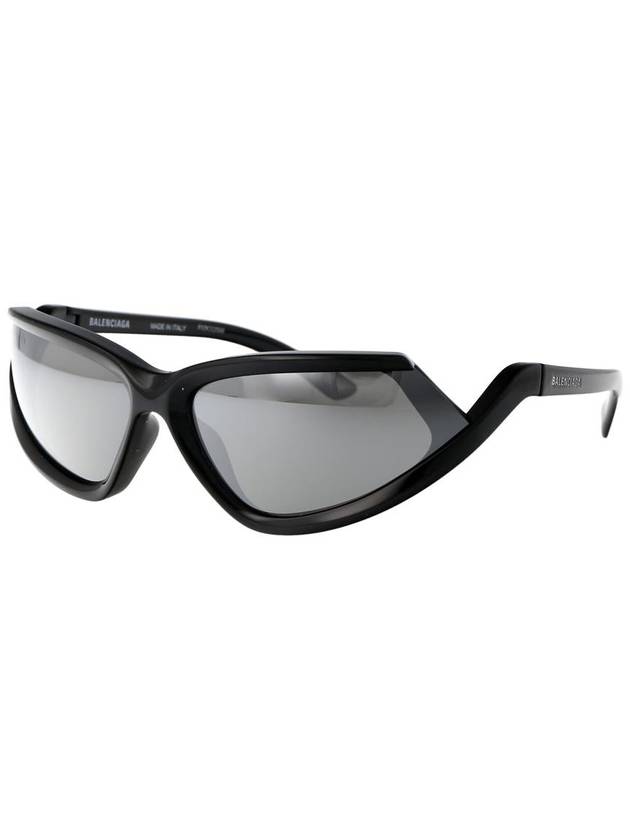 Balenciaga Eyewear Side Expand Mirror Oval Frame Sunglasses