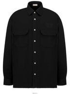 Overshirt Cotton Jacket Black Dior