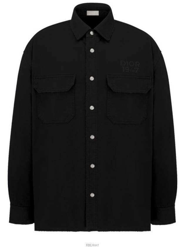 Overshirt Cotton Jacket Black Dior