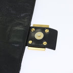 FENDI Mamma Baguette Shoulder Bag Harako leather Black55751