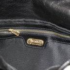 FENDI Mamma Baguette Shoulder Bag Harako leather Black55751