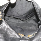 FENDI Mamma Baguette Shoulder Bag Harako leather Black55751