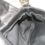 FENDI Mamma Baguette Shoulder Bag Harako leather Black55751