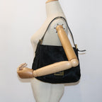 FENDI Mamma Baguette Shoulder Bag Harako leather Black55751