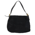 FENDI Mamma Baguette Shoulder Bag Harako leather Black55751