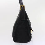 FENDI Mamma Baguette Shoulder Bag Harako leather Black55751