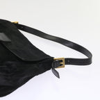 FENDI Mamma Baguette Shoulder Bag Harako leather Black55751