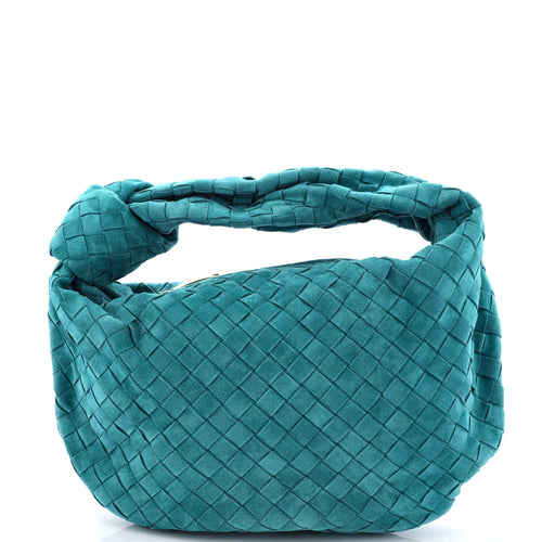 Bottega Veneta Jodie Hobo Intrecciato Suede Teen