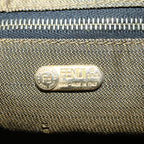 FENDI Zucca Canvas Vanity pouch Hand Bag Brown Black55824