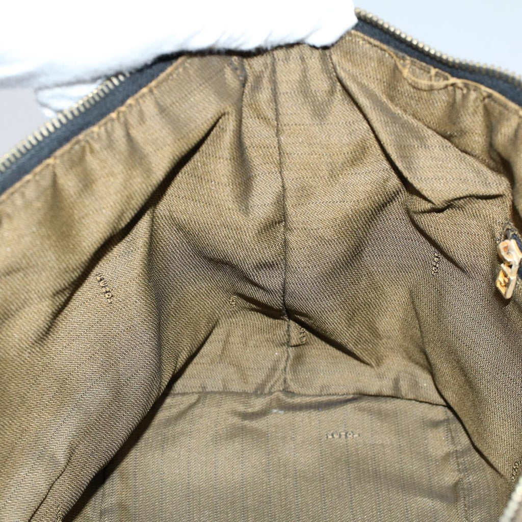 FENDI Zucca Canvas Vanity pouch Hand Bag Brown Black55824