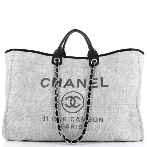 Chanel Deauville Tote Raffia XL