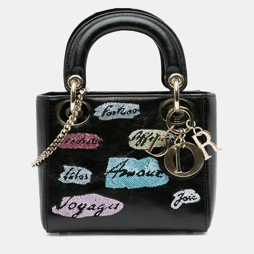Dior Mini Beaded Calfskin Lady Dior