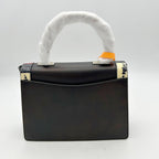 GUCCI Snakeskin Calfskin Lilith Shoulder Bag Black 2505142322