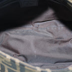 FENDI Zucca Canvas Mamma Baguette Shoulder Bag Brown Black56073