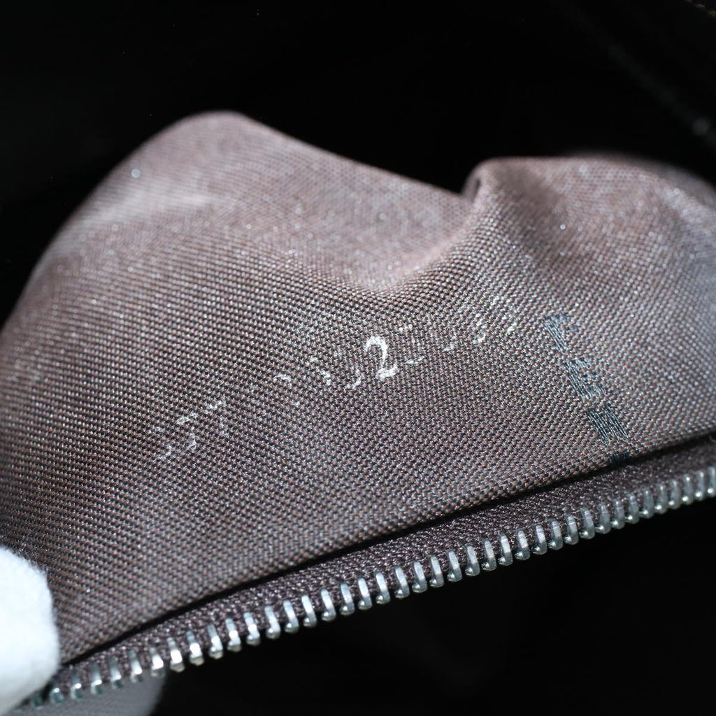 FENDI Zucca Canvas Mamma Baguette Shoulder Bag Brown Black56073