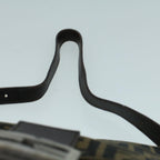 FENDI Zucca Canvas Mamma Baguette Shoulder Bag Brown Black56073