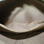 FENDI Zucchino Canvas Mamma Baguette Shoulder Bag Coated Canvas Blue56198