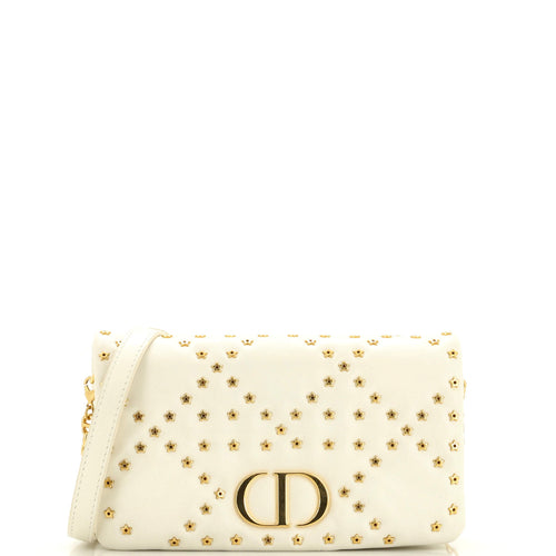 Dior Caro Bag Lucky Star Studded Macrocannage Calfskin Mini
