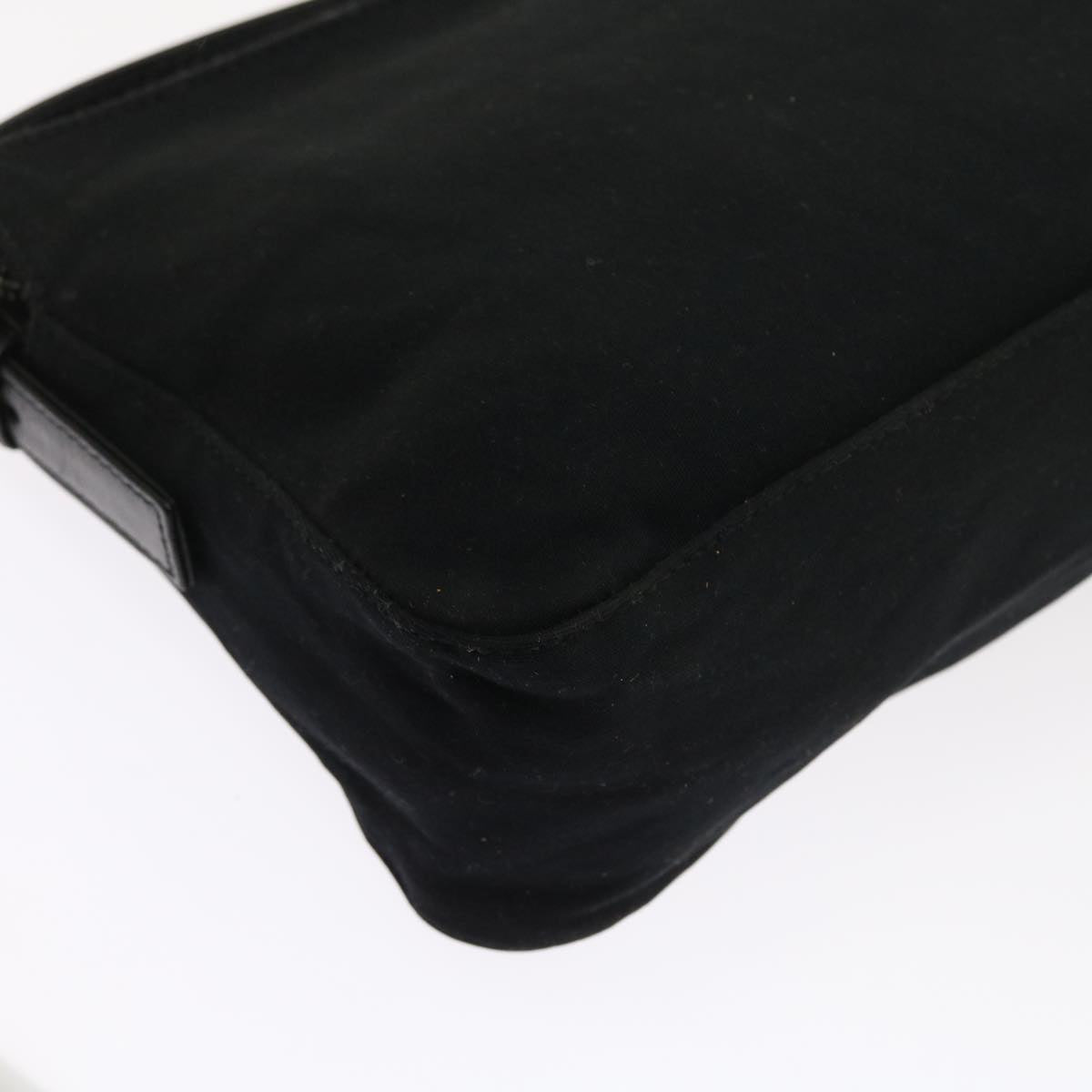 FENDI Mamma Baguette Shoulder Bag Nylon Black56301