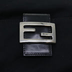 FENDI Mamma Baguette Shoulder Bag Nylon Black56301