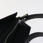 FENDI Mamma Baguette Shoulder Bag Nylon Black56301