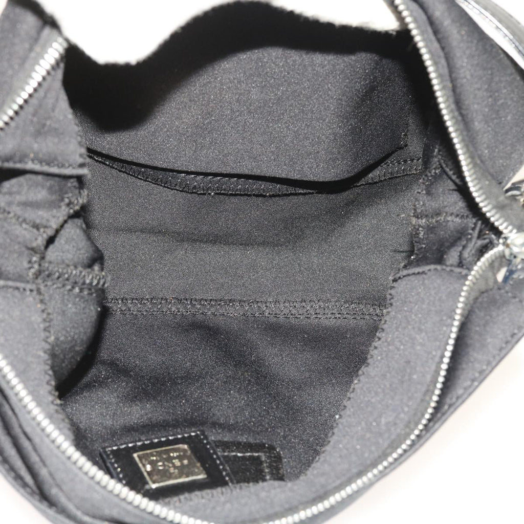 FENDI Mamma Baguette Shoulder Bag Nylon Black56301
