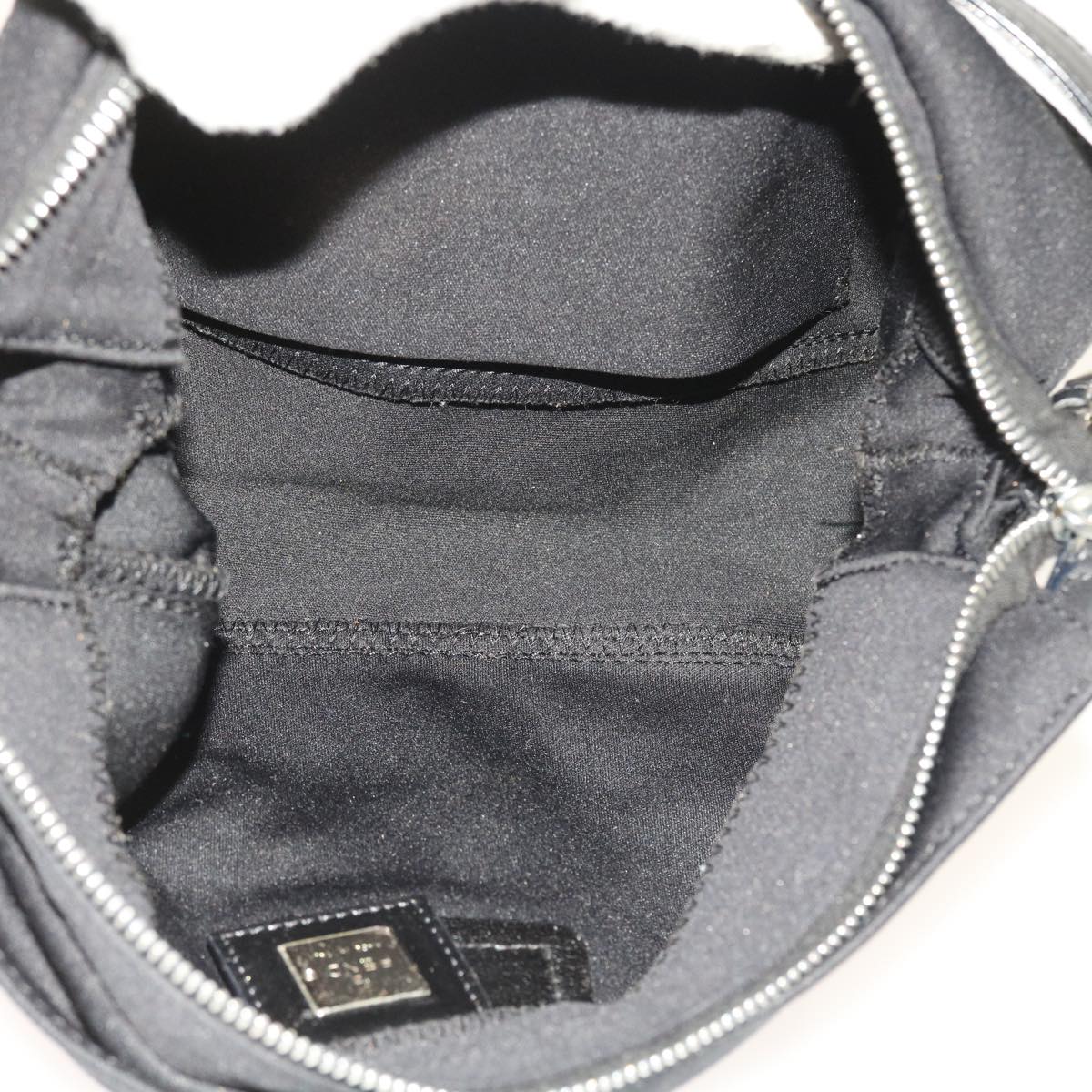 FENDI Mamma Baguette Shoulder Bag Nylon Black56301