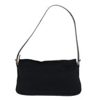 FENDI Mamma Baguette Shoulder Bag Nylon Black56301