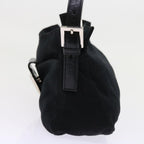 FENDI Mamma Baguette Shoulder Bag Nylon Black56301