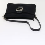 FENDI Mamma Baguette Shoulder Bag Nylon Black56301