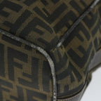 FENDI Zucca Canvas Vanity Cosmetic Pouch Black Brown56386