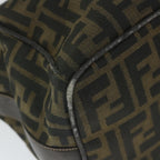 FENDI Zucca Canvas Vanity Cosmetic Pouch Black Brown56386